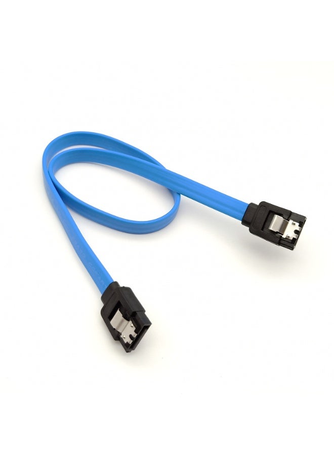 كابل SATA III، كابل بيانات HDD SDD مستقيم بسرعة 6 جيجابت في الثانية، كابل SATA 3.0 لمحرك الأقراص الصلبة SATA HDD، SSD، محرك الأقراص المضغوطة، ناسخ الأقراص المضغوطة، 15.75 بوصة، أزرق، مستقيم - Image 5